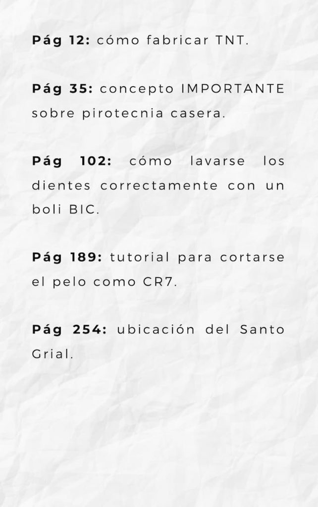 índice final